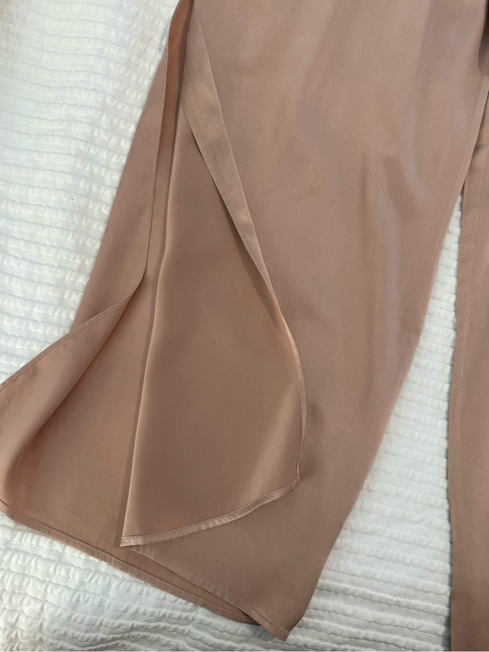 Set- Quince Women's Silk Pant Set in Dusty Rose EUC C000 - Picture 5 of 11